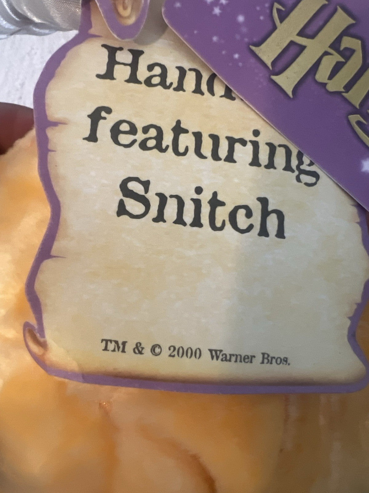Harry Potter Golden Snitch Plush Handbag Purse w/ Tags 2000 Warner Vintage Rare