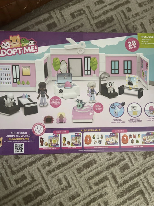 Adopt Me Pet Salon Playset with Mini Figures Toy New With Box