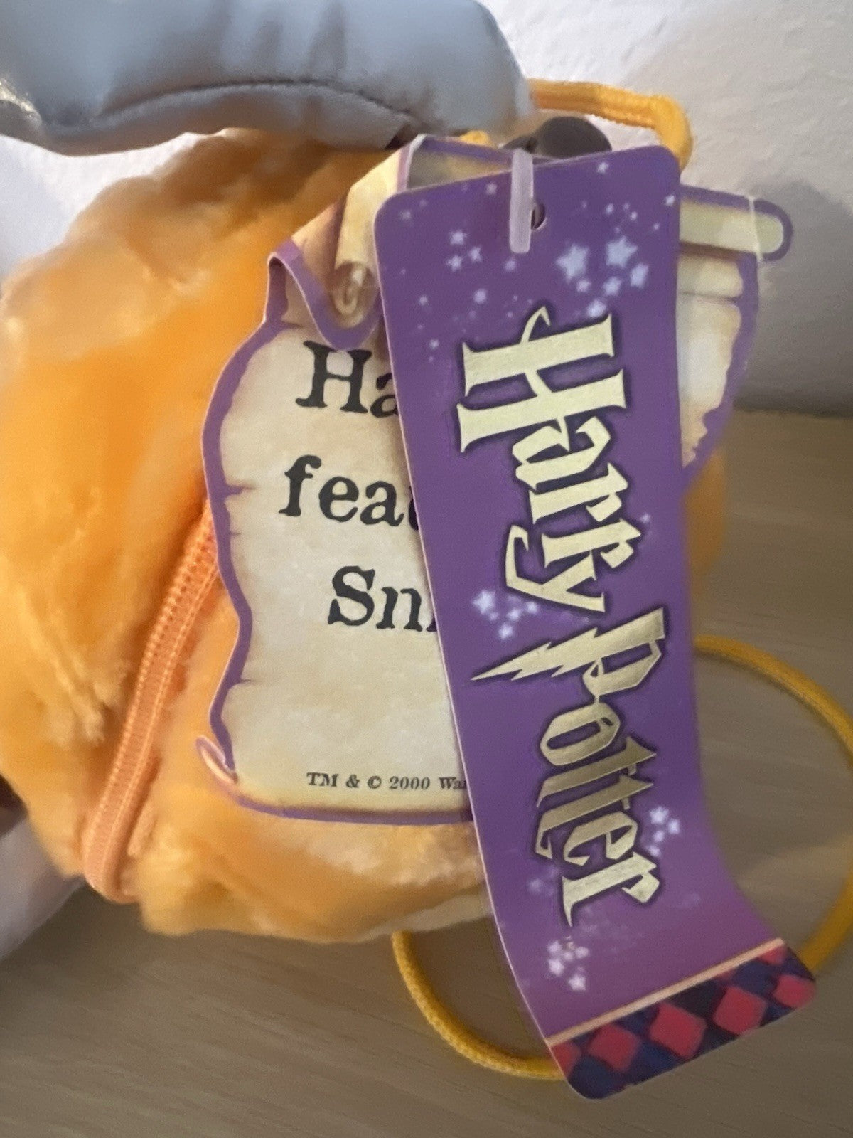 Harry Potter Golden Snitch Plush Handbag Purse w/ Tags 2000 Warner Vintage Rare