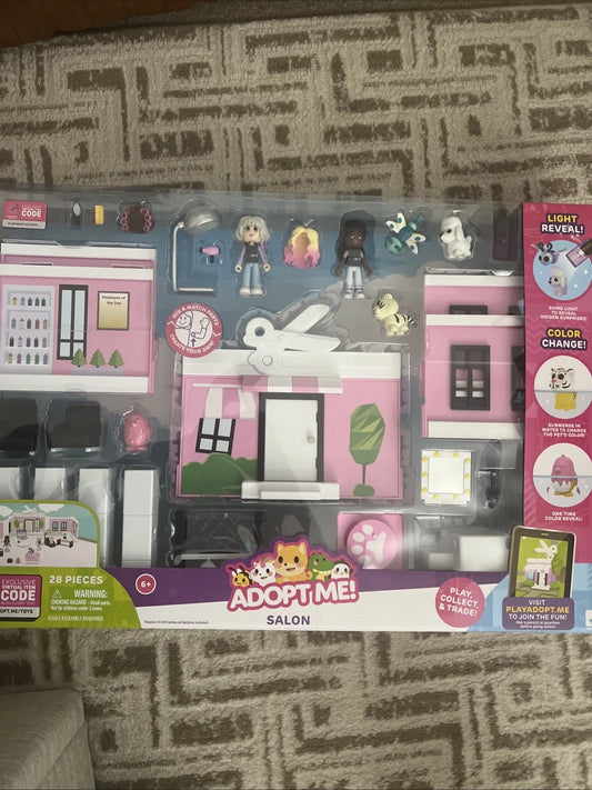 Adopt Me Pet Salon Playset with Mini Figures Toy New With Box